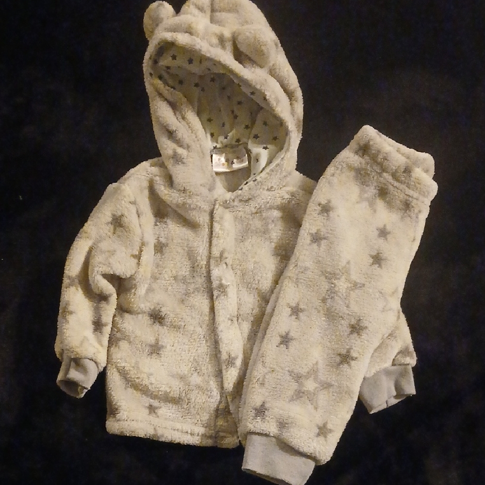 Sweet & Soft Starry Fleece Hoodie and Pants Set